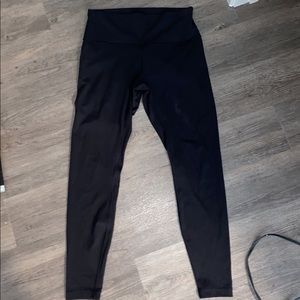lululemon wunder under 28” leggings size 10